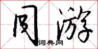 同游怎么写好看