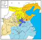 秦惠文王时期的战国地图
