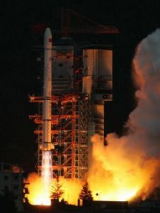 嫦娥一号2007年10月24日18：05分发射升空