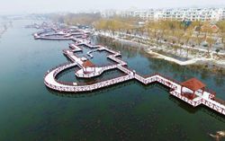 龙湖一角