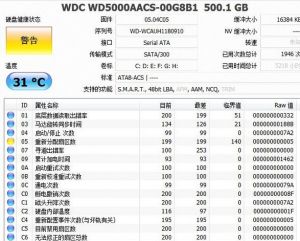 CrystalDiskInfo软件界面
