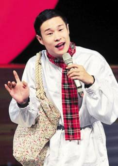 2008年小沈阳在央视春晚表演小品《我要当明星》一炮走红