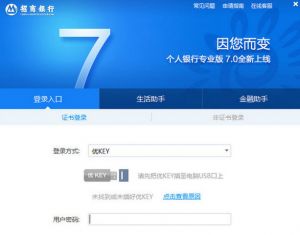 招商银行专业版客户端