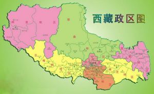 西藏政区图