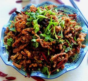 香辣肉丝