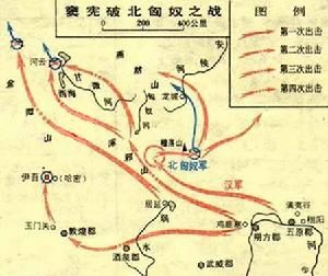 汉窦宪攻稽洛山北匈奴之战