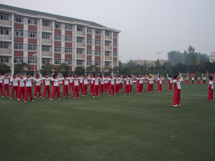盐城市景山中学课外活动一景