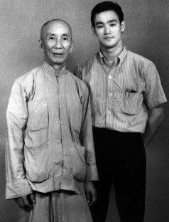 叶问与李小龙的合影