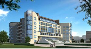 山西医科大学图书馆效果图