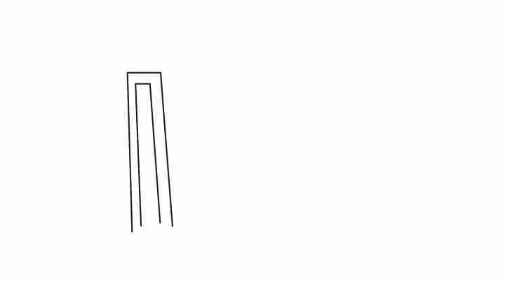 斜拉桥简笔画